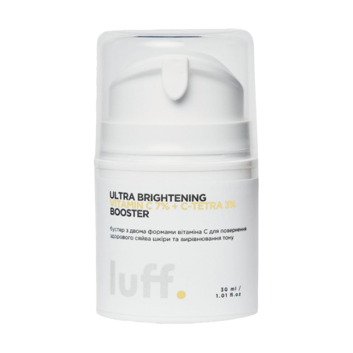 Бустер з двома формами вітаміна С Luff Ultra Brightening Booster для освітлення та омолодження шкіри обличчя, 30 мл